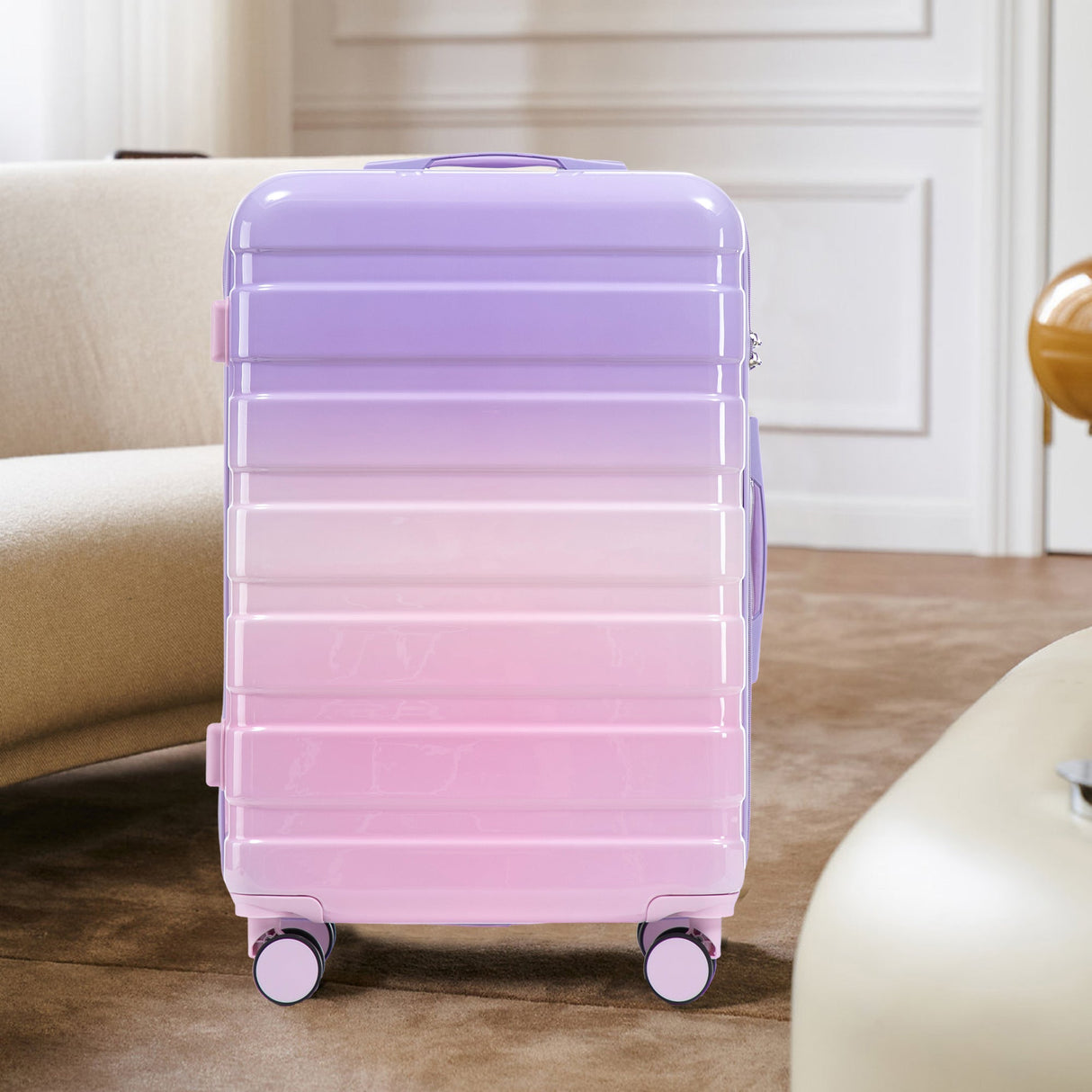 3-Piece PC Spinner Wheel Luggage Set