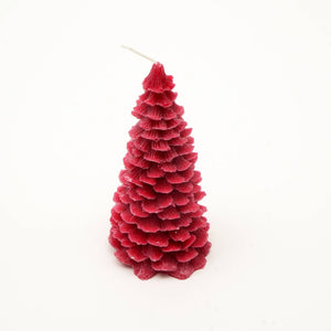 Holiday Luster Candle Box - 6 Pcs Christmas Tree Candles
