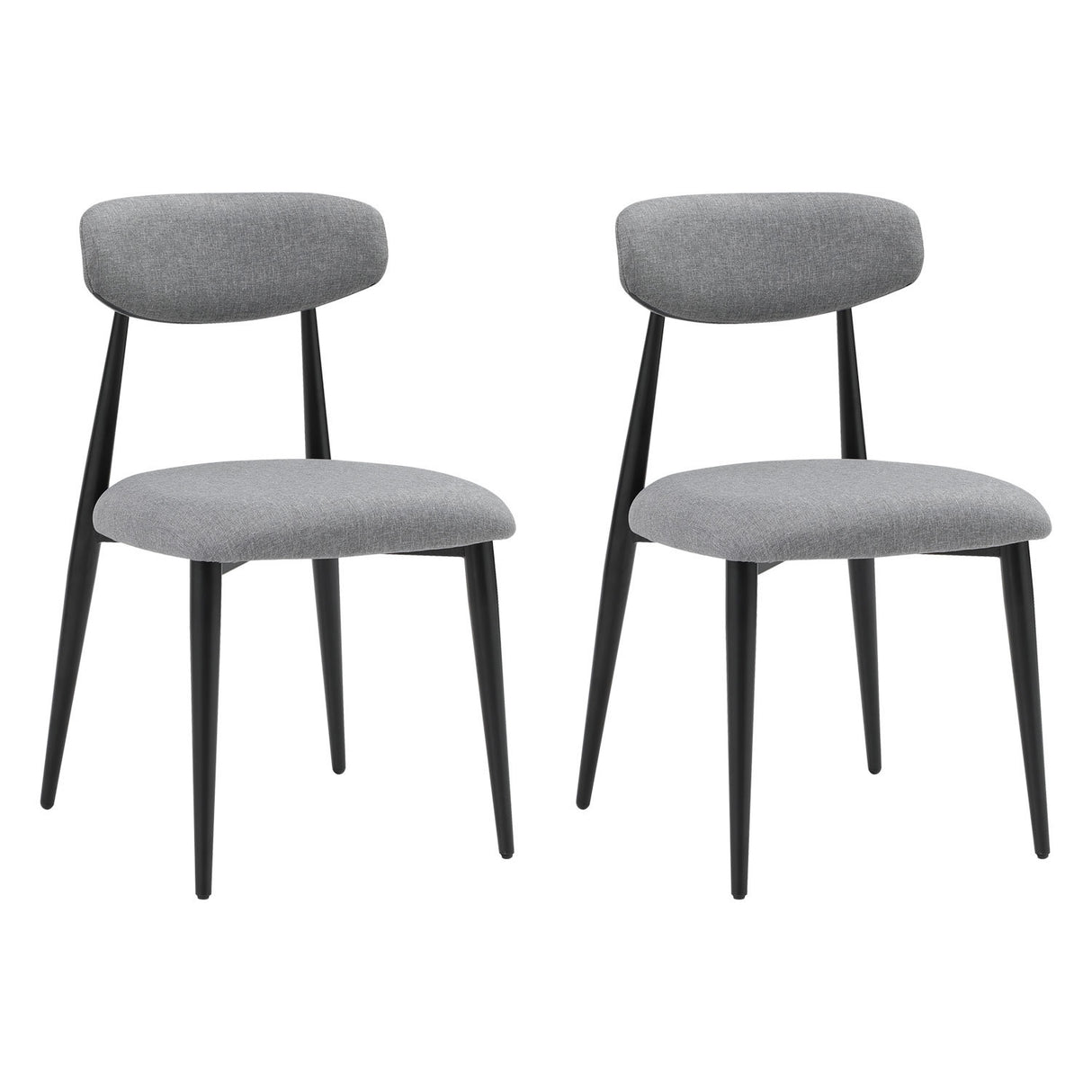 Modern Dining Chairs Set of 2, Grey