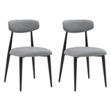Modern Dining Chairs Set of 2, Grey