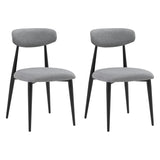 Modern Dining Chairs Set of 2 Grey