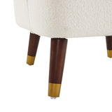 Upholstered Barrel Accent Chair