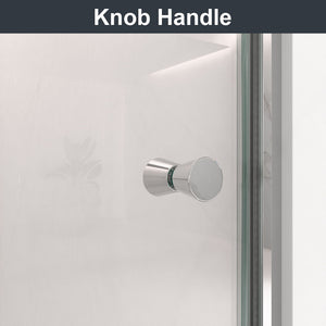 Semi Frameless Circular Pivot Shower Door With 1 / 4" Sgcc Tempered Glass