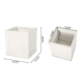 13.75" square outdoor planter