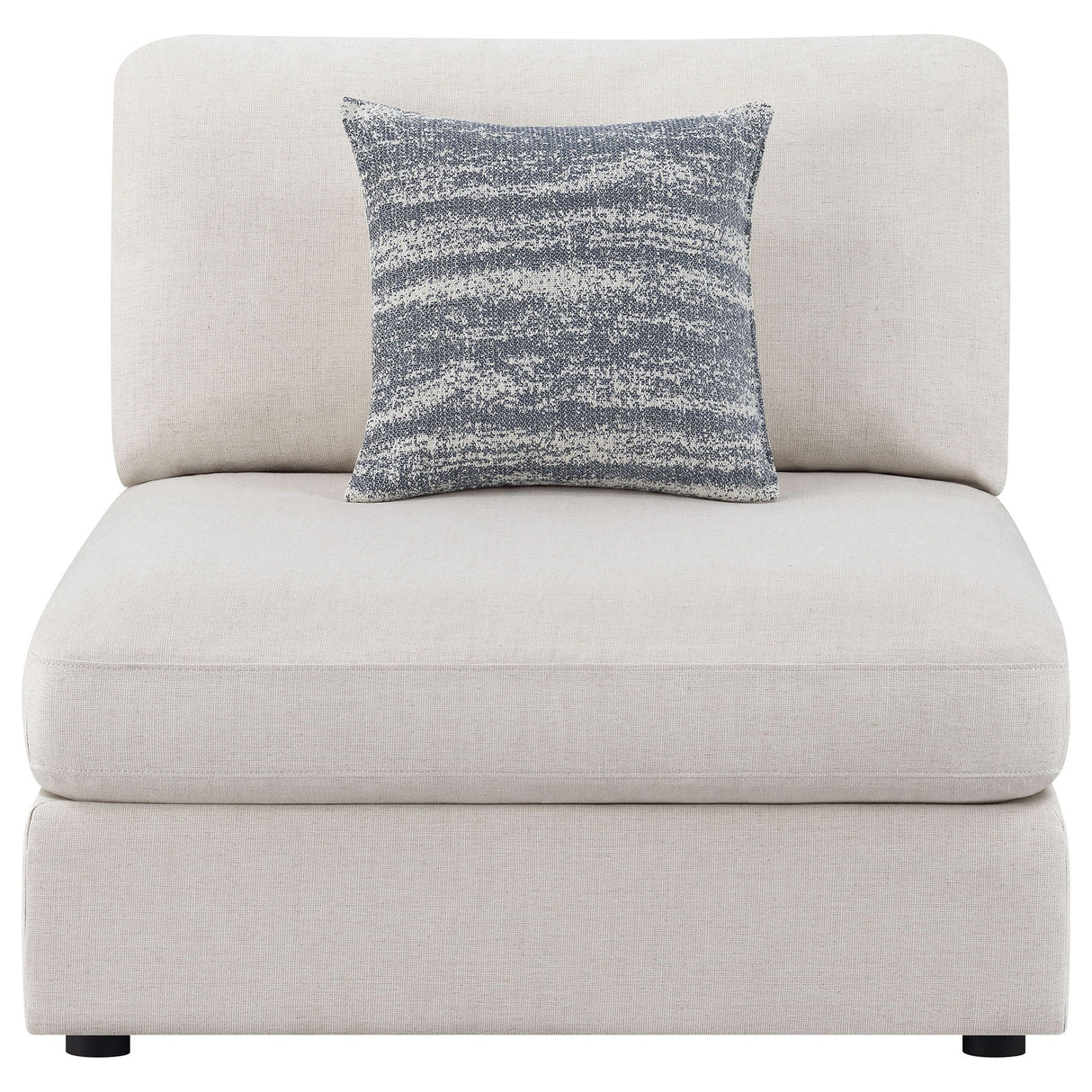 Duncan- Armless Chair With Removable Cushions