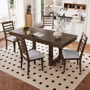 Upholstered Armless Chairs With High Ladder Back