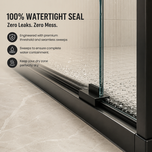 50-54" W x 72" H Framed Double Sliding Shower Door