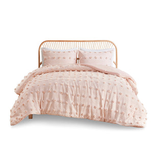 Full/Queen Clip Jacquard Comforter Set