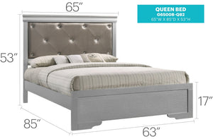 Chic Elegantly Designed Transitional Bed