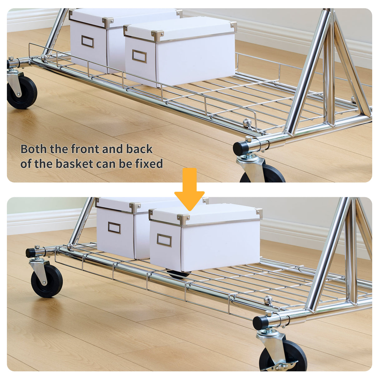 Heavy Duty Rolling Clothes Rack