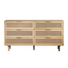 Modern 6 Drawer Storage Cabinet For Bedroom