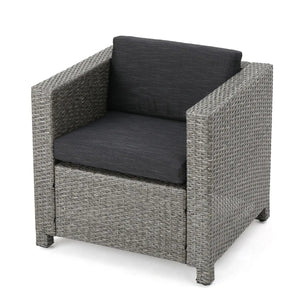 Stylish Outdoor Club Chair With Weather Resistant Cushions