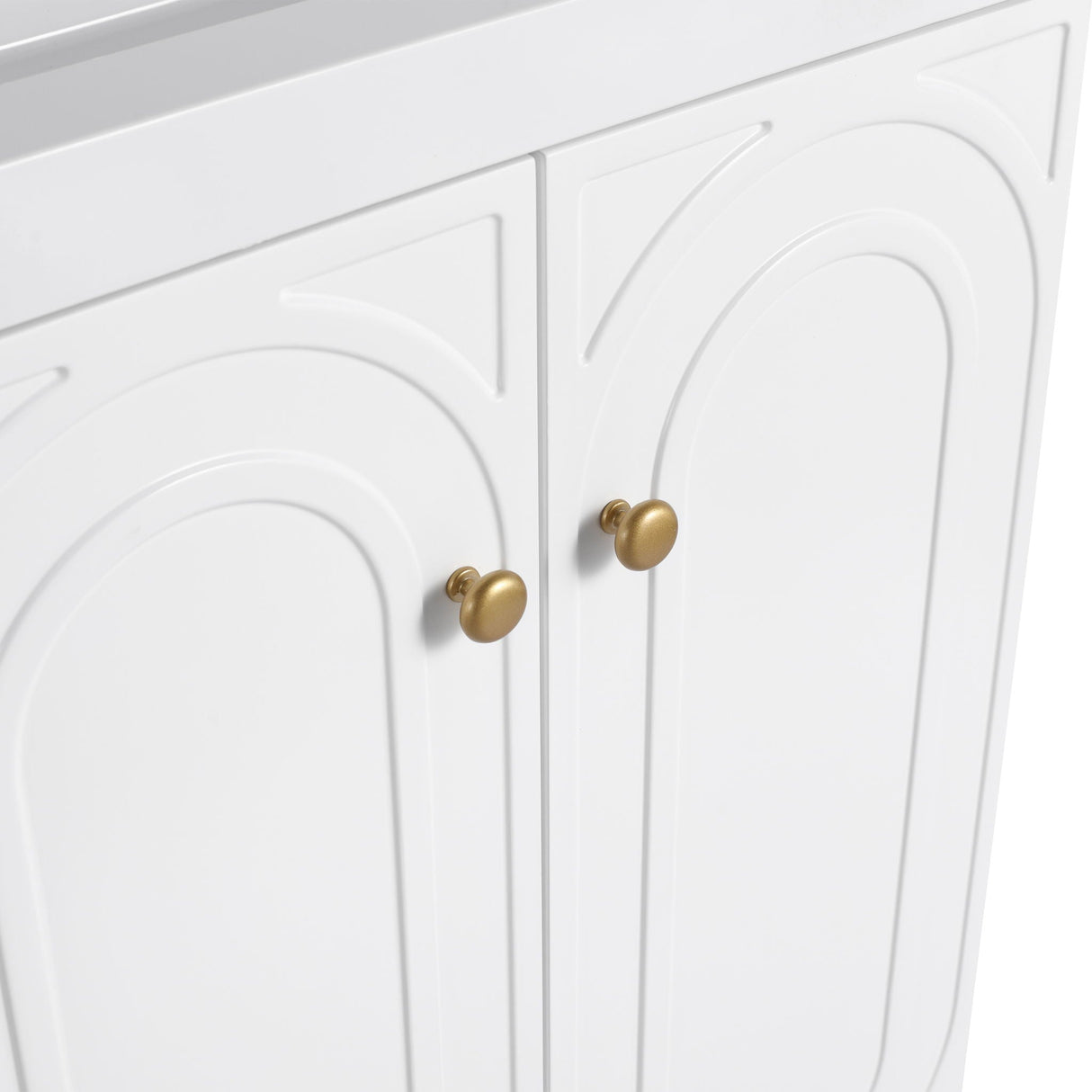 Modern Freestanding Bathroom Vanity With Soft Close Cabinet Doors