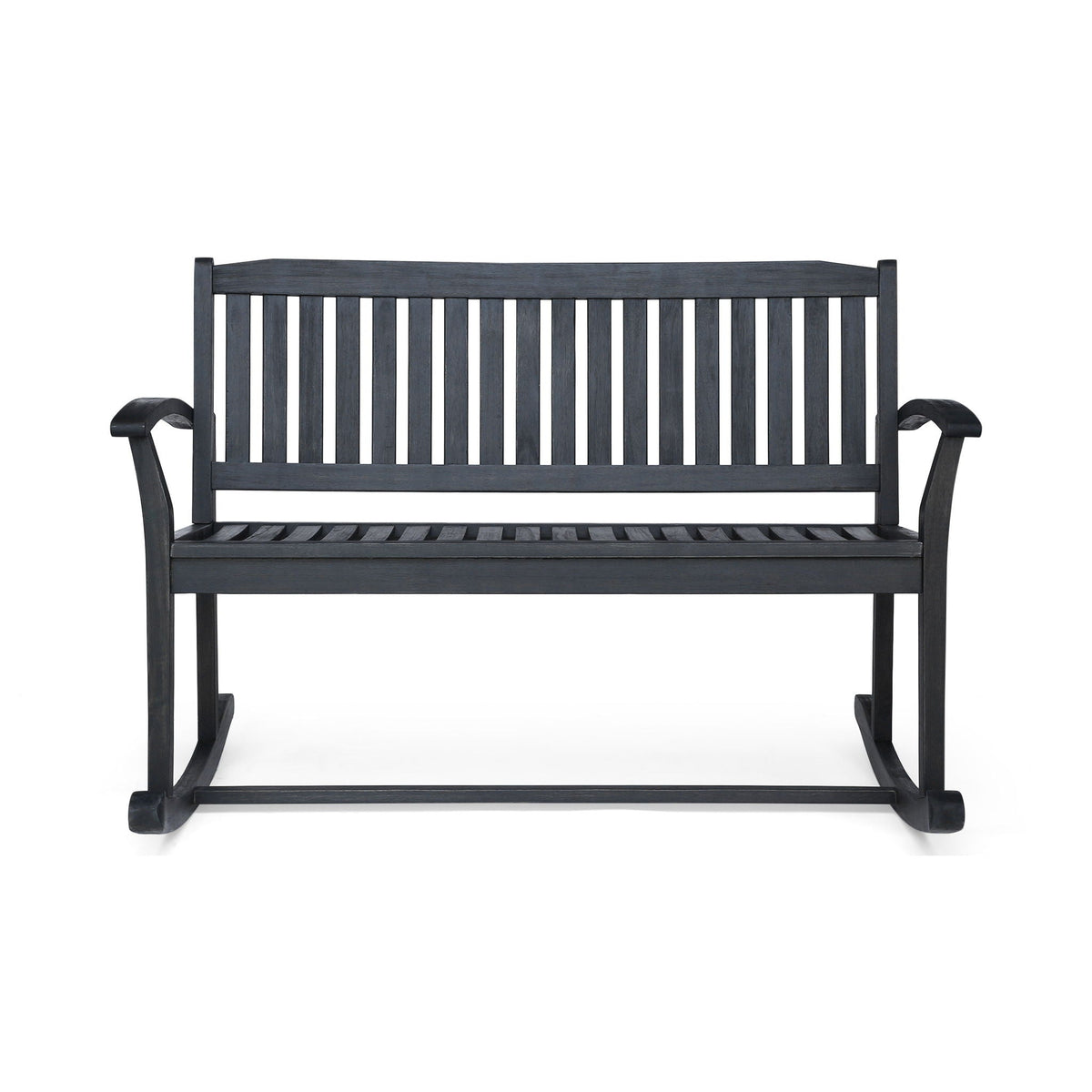 Baxter Rocking Loveseat - Dark Gray
