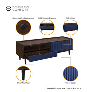 Duane - Fluted TV Stand