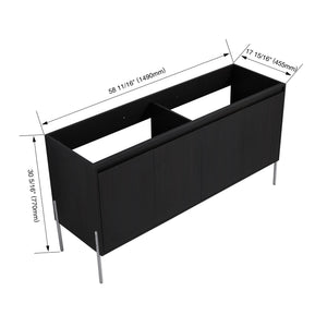 Freestanding Bathroom Vanity & Soft Close Cabinet Doors