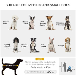 PawHut Pet Stroller for Small and Medium Dogs