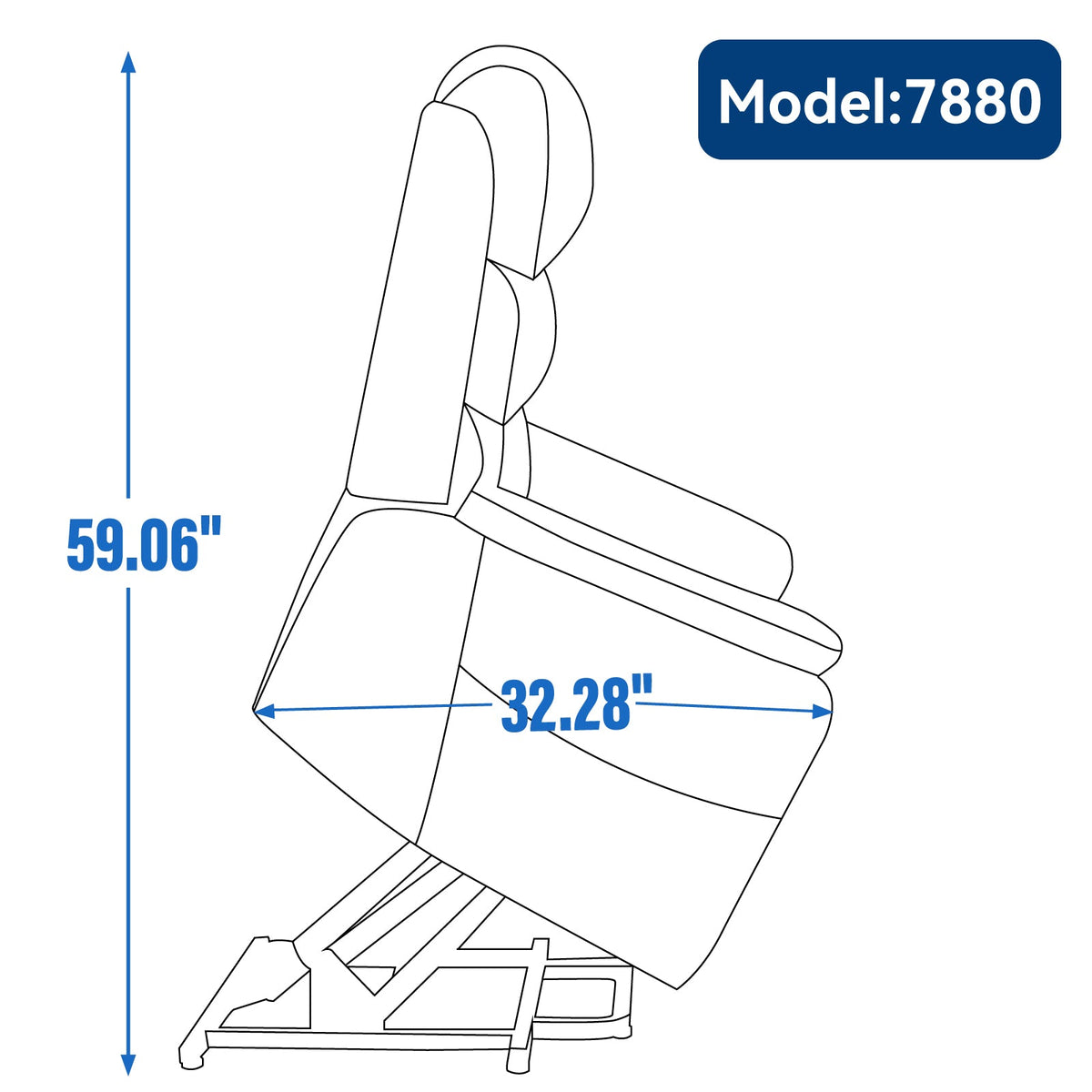 Brown Leatheraire Power Lift Recliner Chair with Dual Motor and Massage - Brown