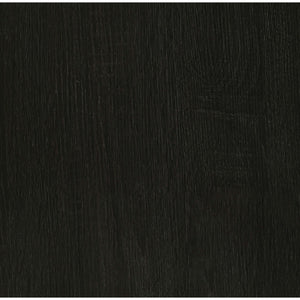 Round Coffee Table With Storage Shelf - Black