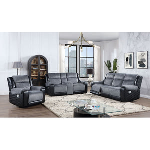 Alicia - Recliner - Gray Black