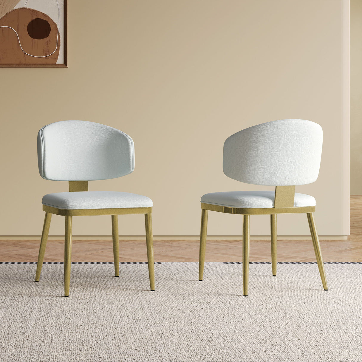 Modern Dining Chairs For Kitchen (Set of 2)