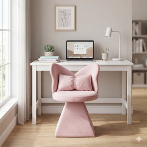 Vanity Chair with Butterfly Back