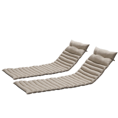 Khaki Chaise Lounge Cushion – Set of 2