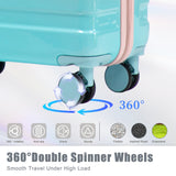 20'/24'/28' 3-Piece PC Spinner Wheel Luggage Set with Combination Lock