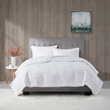 Lightweight Down Alternative Blanket with Satin Trim