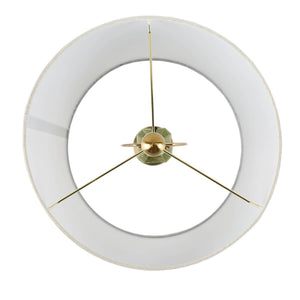 Faceted Green Glass Table Lamp