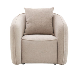 Keith - Chair With 1 Matching Color Toss Pillows
