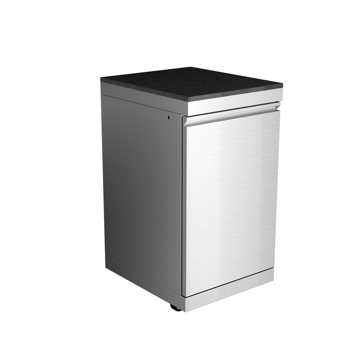 Storage Cabinet Stainless Steel Outdoor Kitchen Islands Left Open
