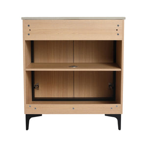 Modern Bathroom Vanity Base With Basin And Storage Cabinet