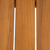 Acacia Wood Outdoor Sofa Set for 4 with Cushions and Coffee Table