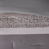 7 Piece Jacquard Comforter Set Grey/Taupe Cal King