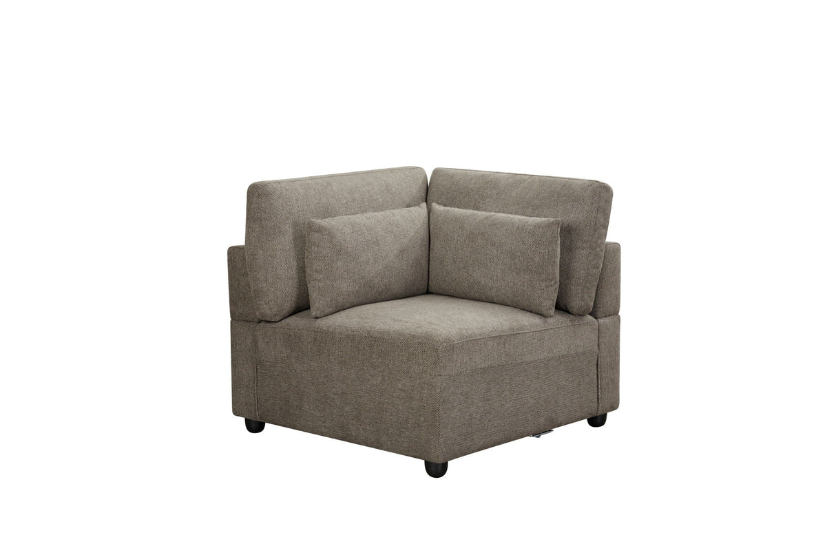 Rylie - Modular Sectional Sofa With Toss Pillows