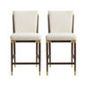 Modern Armless Counter Stool - Set of 2