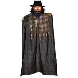6' Life Size Sound-Activated Pumpkin Ghost With LCD Eyes