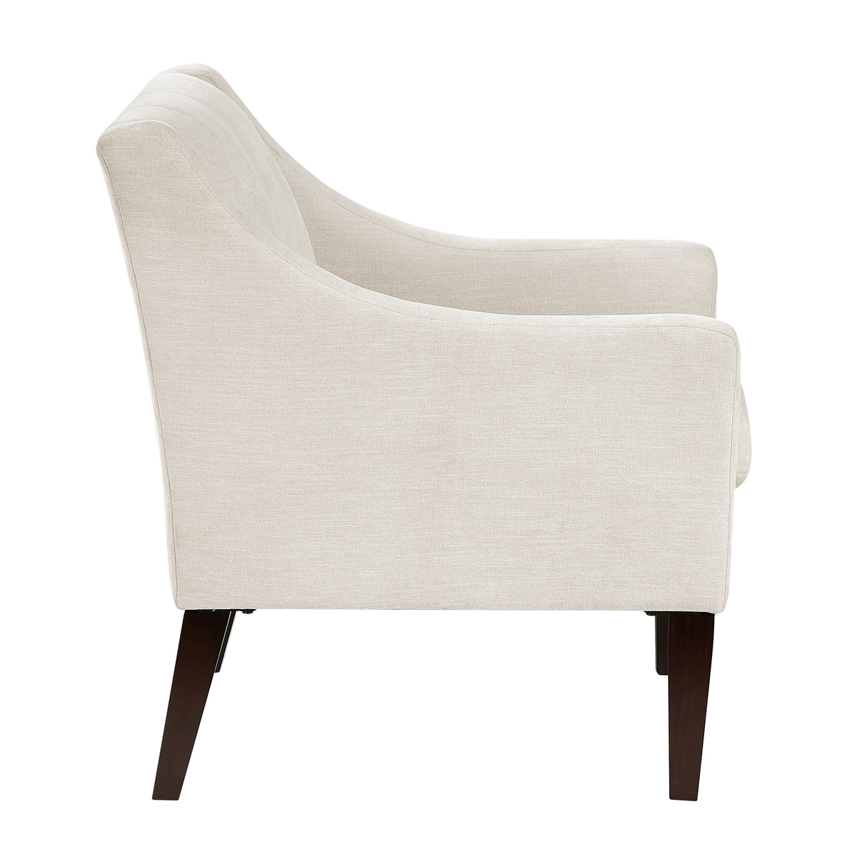 Contemporary Button Tufted Accent Chair