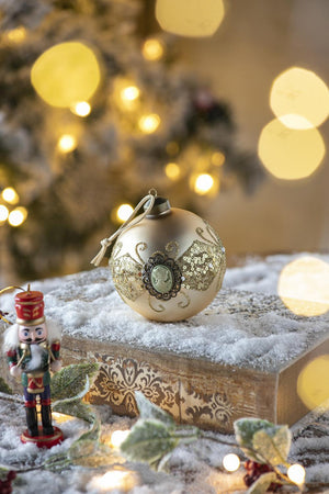 Decorative Hanging Ball Christmas Tree Ornaments For Holiday Decorations (Set of 6)