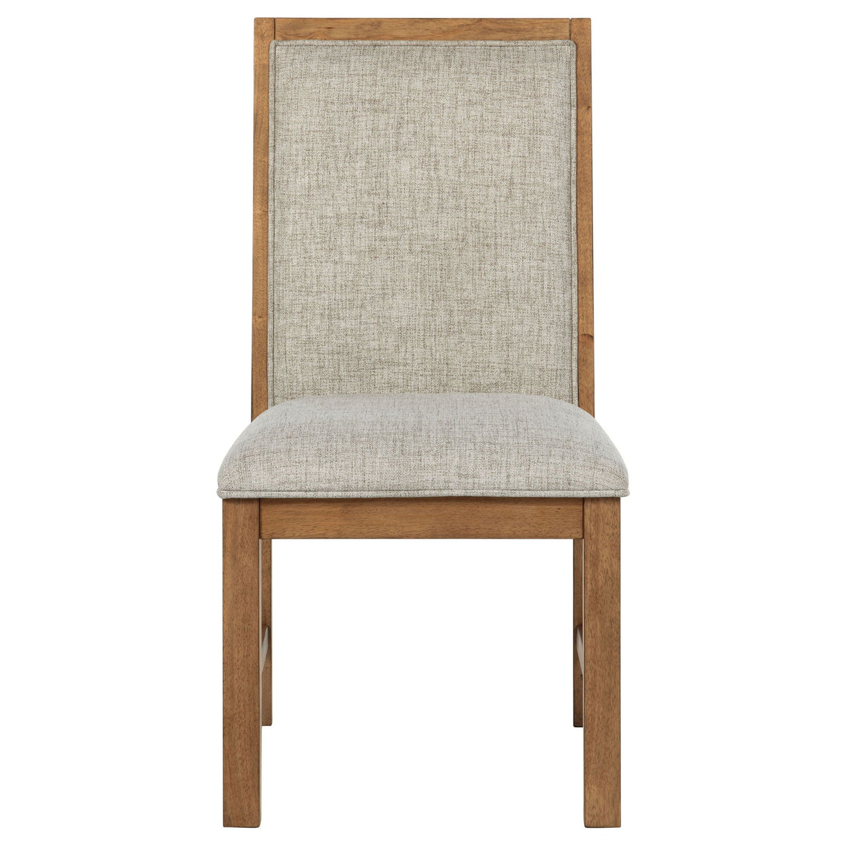 Bruner Upholstered Side Chair Natural Brown (Set of 2)