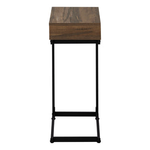 Accent Table, C - Shaped Contemporary Elegant Desig