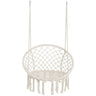 Macrame Hanging Hammock Chair, Rope Swing For Indoor And Outdoor Use