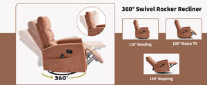 Heat Massage Manual Recliner Chair