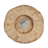 Patio MGO Propane Fire Pit, 30,000 BTU, Wood Pattern Brown