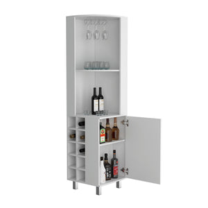 Kaia 70" Tall Corner Bar Cabinet