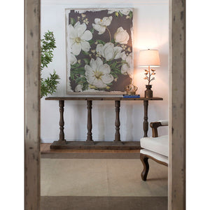 Large Botanical Wall Art Prints, Home Decor For Living Room Dining Room Bedroom Hallway - White / Gray
