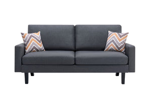 Bahamas - Minimalistic Sofa With 2 Throw Pillows