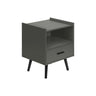 Modern Accent Table With Storage Drawer