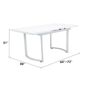 Palton - Dining Table - High Gloss White